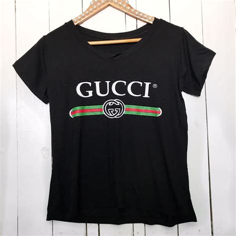 blusas e camisetas da gucci femininas em atacado|Blusas Gucci .